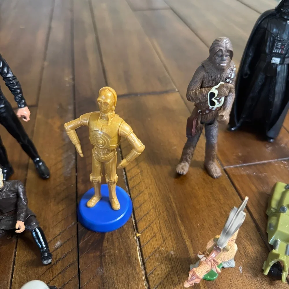 Star Wars Figures Lot The Force Awakens Vehicles Accessories Lunch  Box 28 Piece